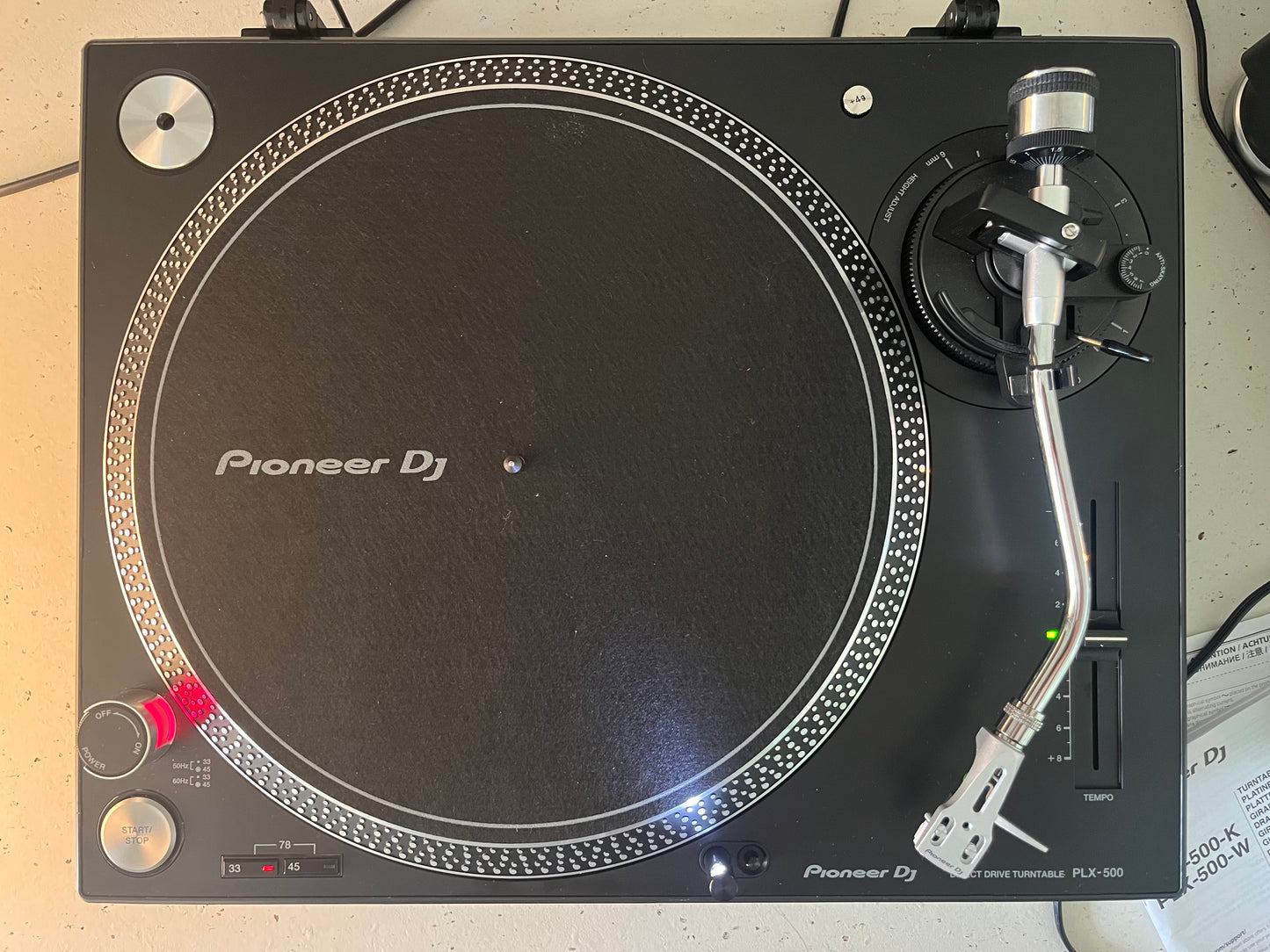 Pioneer PLX-500 DJ set